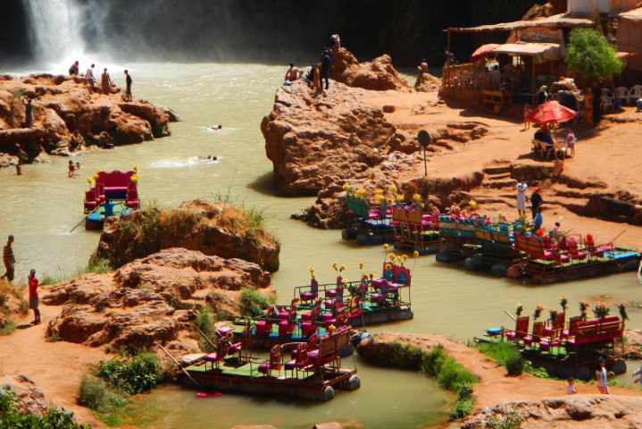 moroccan berbers roaming, Day Trip from Marrakech to Ouzoud Waterfalls